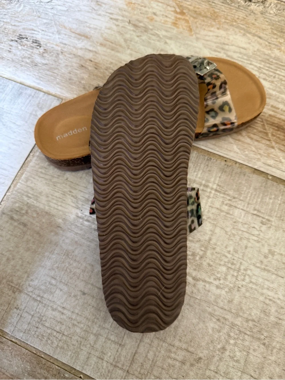 Steve Madden Leopard Print Girl’s Sandals